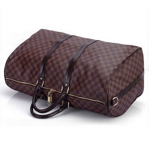 Louis Vuitton Damier Ebene Canvas Keepall 60 N41412 Louis Vuitton Damier Ebene Canvas Keepall 60 N41412